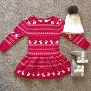 👶🏼2/$12 SALE Winter Christmas Holiday dress 18M